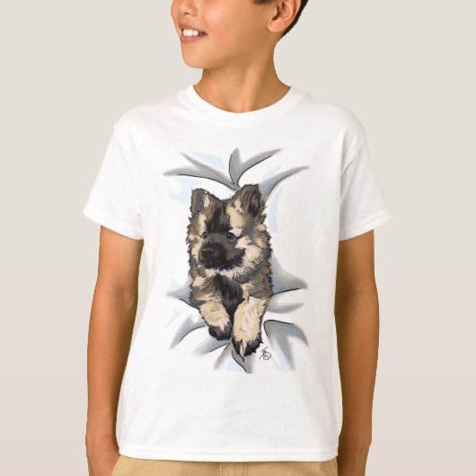 Popping Autumn Rain Kind T-shirt (Voorkant)