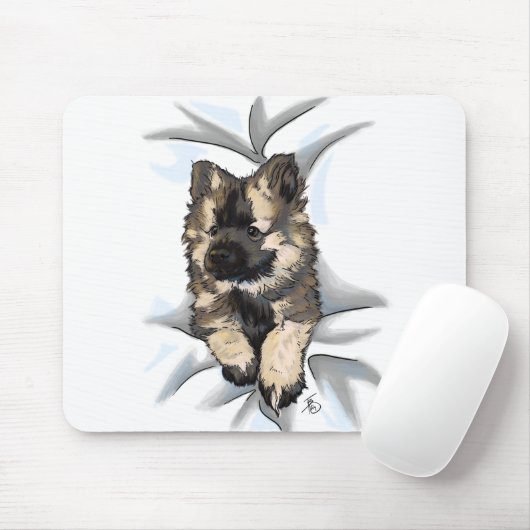 Popping Autumn Rain Mousepad Muismat (Met muis)