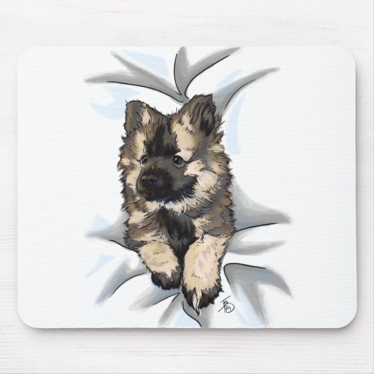 Popping Autumn Rain Mousepad Muismat (Voorkant)