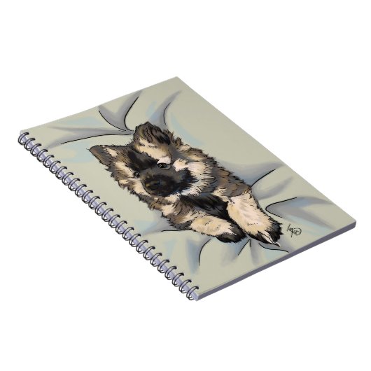 Popping Autumn Rain Notitieboek (Rechterzijde)