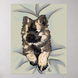 Popping Autumn Rain Poster