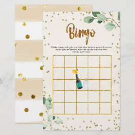 Popping Bottles Bingo Baby shower Games