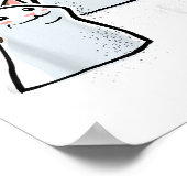 Popping Cat Meme Pop Kat grappig PopCat Poster (Hoek)