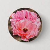 Popping in Pink Ronde Button 5,7 Cm (Voorkant)