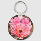 Popping in roze sleutelhanger (Voorkant)