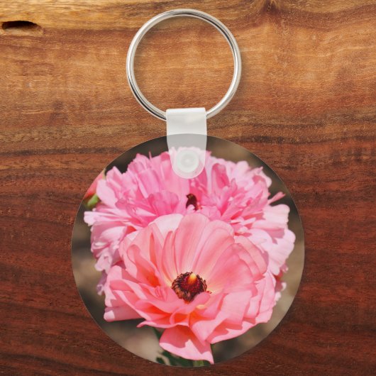 Popping in roze sleutelhanger (Achterkant)