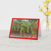 Popping Red Blooms: het lied van de zon. 8:7 Wensk Kaart (Gele Bloem)