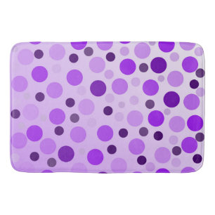 Popping van Paarse pokdots, Memory Foam Bathmat Badmat