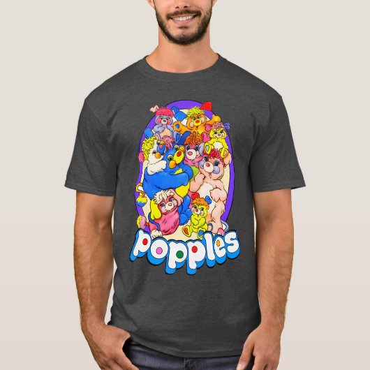 Popples Friendship Crew retro T-shirt (Voorkant)