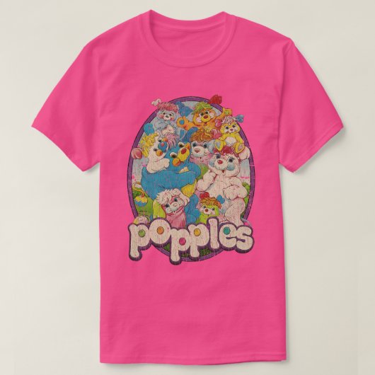 Popples Vriendschap Crew 1986 T-shirt (Design voorkant)