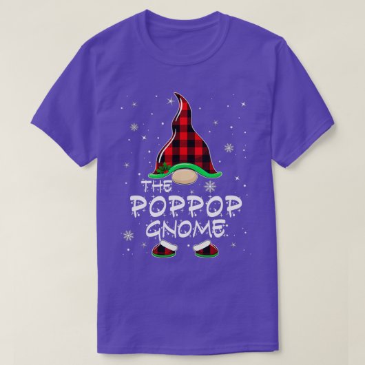 PopPop Gnome Buffalo Pset Matching Family Christm T-shirt (Design voorkant)