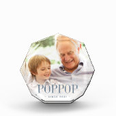 Poppop Grandpa Jaar ingesteld Fotoblokken (Voorkant)