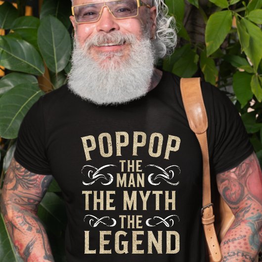 POPPOP | Het Man De mythe De legende Vaderdag T-shirt