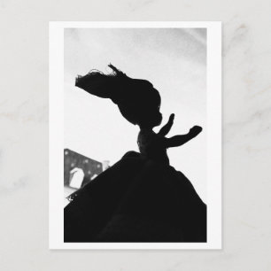 Popportret - Vliegende pop Briefkaart