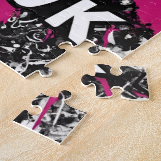 poppuzzel rock met superdeco legpuzzel (Zijkant)