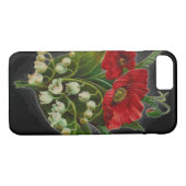 "Poppy and Lily of the Valley"-cel Case-Mate iPhone Case (Achterkant (Horizontaal))