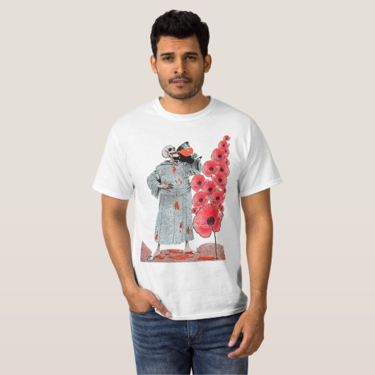 Poppy Appeal - Lest we vergeten T-shirt (Voorkant volledig)