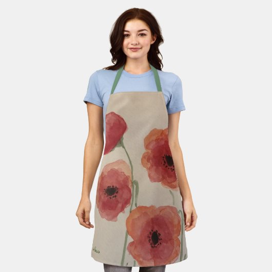 Poppy Apron Schort (Gedragen)