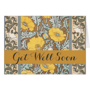 Poppy Art Illustratie Bloem Nouveau