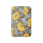 Poppy Art Illustratie Gele bloem Badmat (Voorkant Verticaal)