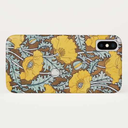 Poppy Art Illustratie Gele bloem Case-Mate iPhone Case (Achterkant (horizontaal))