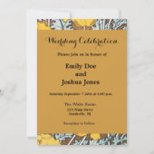 Poppy Art Illustratie Gele bloem Kaart (Voorkant)