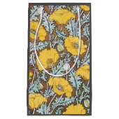 Poppy Art Illustratie Gele bloem Klein Cadeauzakje (Voorkant)