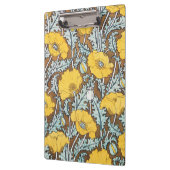 Poppy Art Illustratie Gele bloem Klembord (Links)