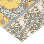 Poppy Art Illustratie Gele bloem Korte Tafelloper (Hoek)