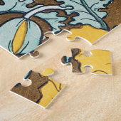 Poppy Art Illustratie Gele bloem Legpuzzel (Zijkant)