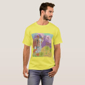 Poppy Art leuke kleuren T-shirt (Voorkant volledig)