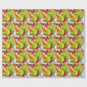 Poppy Art macro-papaver Cadeaupapier (Vlak)