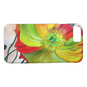 Poppy Art macro-papaver Case-Mate iPhone Case (Achterkant (Horizontaal))