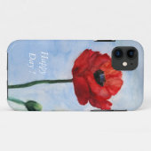 Poppy art Phone SE + iPhone 5/5S, Barely There Case-Mate iPhone Case (Achterkant (horizontaal))