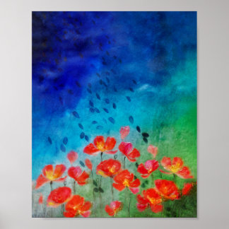 Poppy Art Poster