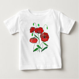 Poppy Baby T-Shirt Painting