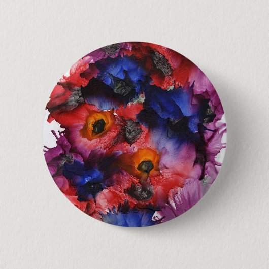 Poppy - Badge Ronde Button 5,7 Cm (Voorkant)