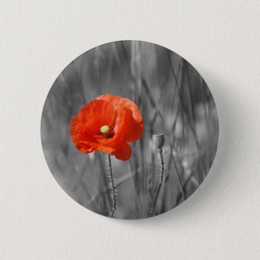 Poppy Badge Ronde Button 5,7 Cm (Voorkant)