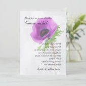 Poppy Bat Mitzvah Kaart (Staand voorkant)