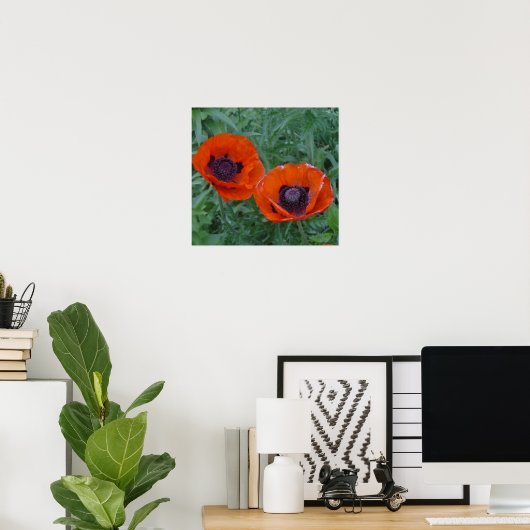 Poppy Bliss Poster (Thuiskantoor)