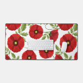 Poppy bloeiende vrolijke zomerbloemen bureaumat (Keyboard & Muis)