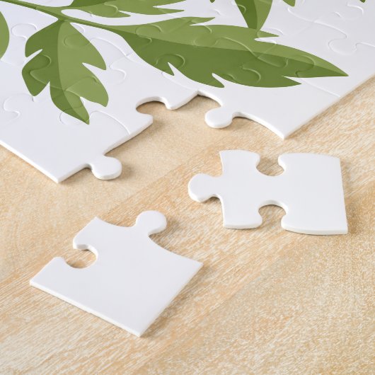 Poppy bloeiende vrolijke zomerbloemen legpuzzel (Zijkant)