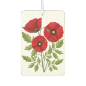 Poppy bloeiende vrolijke zomerbloemen luchtverfrisser (Voorkant)