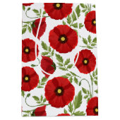 Poppy bloeiende vrolijke zomerbloemen medium cadeauzakje