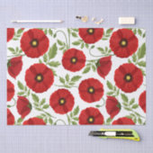 Poppy bloeiende vrolijke zomerbloemen tissuepapier (Craft)