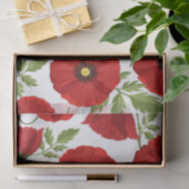 Poppy bloeiende vrolijke zomerbloemen tissuepapier (Geschenk)