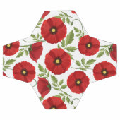 Poppy bloeiende vrolijke zomerbloemen voetbal (Enkel)