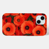Poppy bloemen gestileerd ontwerp Case-Mate iPhone case (Achterkant (horizontaal))