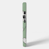 Poppy bloemen tekenen groene bloementelefoon geval Case-Mate iPhone case (Achterkant / Links)