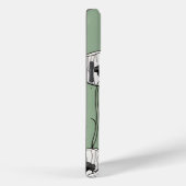 Poppy bloemen tekenen groene bloementelefoon geval Case-Mate iPhone case (Achterkant / Rechts)